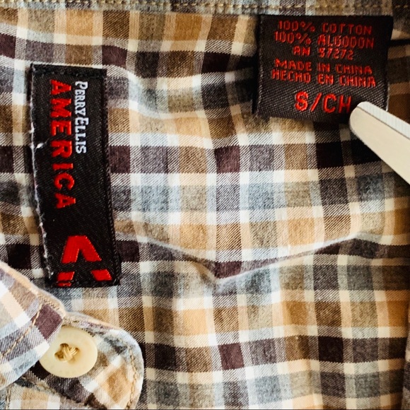 Perry Ellis America Button Up Shirt  Size Small - Picture 8 of 8